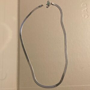 Fluid Silver Necklace in Sterling Silver